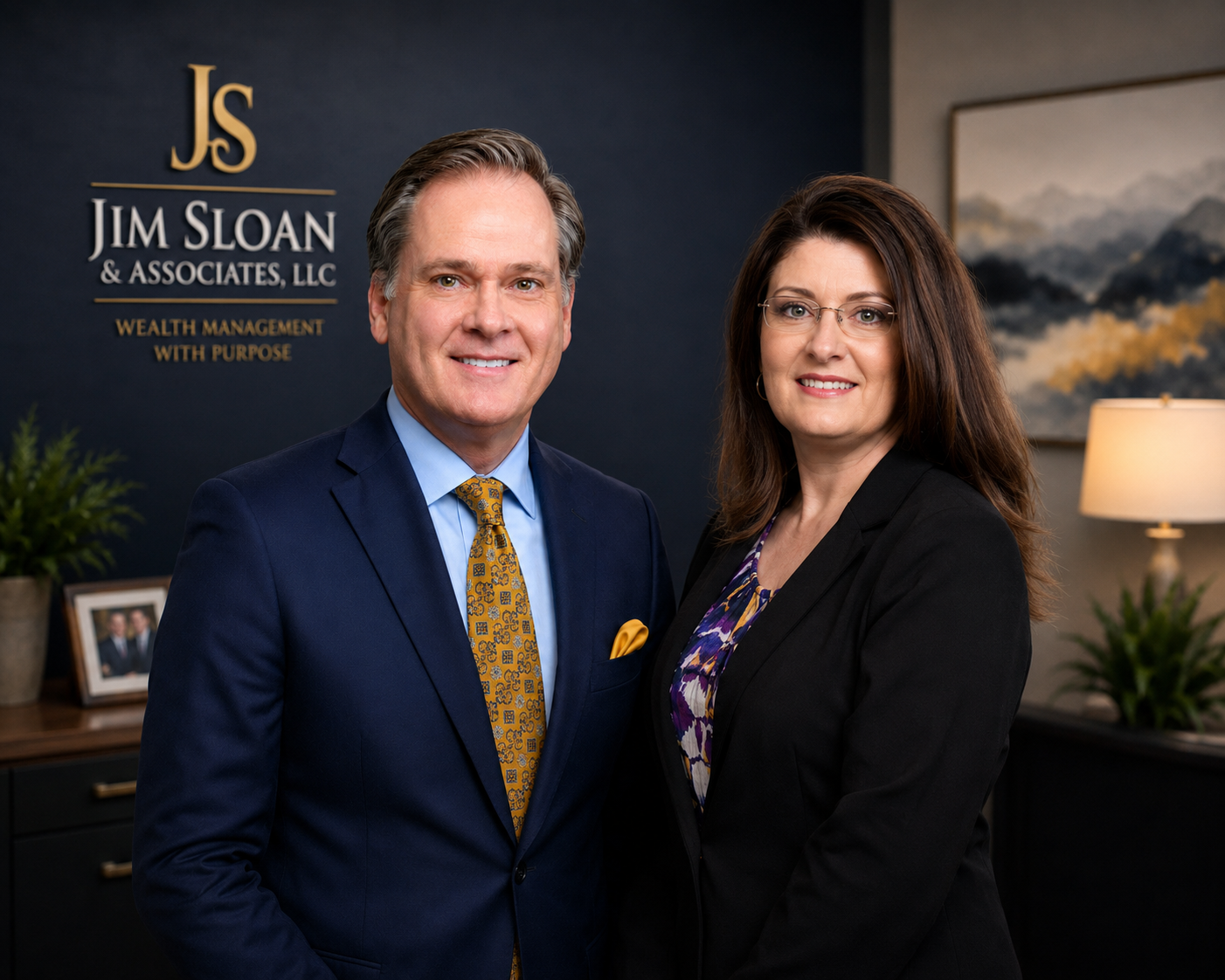 Jim Sloan and Elizabeth Seigler team photo